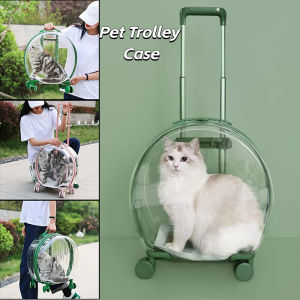 Pet Dog Cat Travel Transport Bag Rolling Luggage Backpack Handbag Trolley Case Outing Portable Fashion Car Pet Products