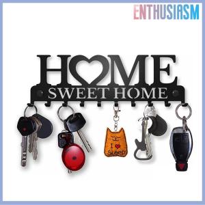 【Enthusiasm】🌟🌟【Hot Sale】🎈 1PC Wall Mounted Sweet Home Decorative Key Holder Key Wall Hook Creative Key Holder For Front Door