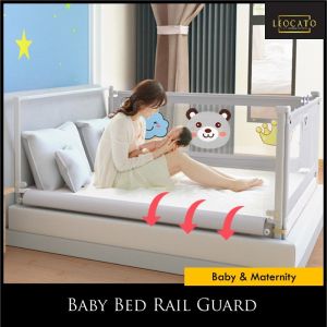 Baby Bed Guard Fence Fall Prevention/Punch-Free Guardrail Vertical Lift Child Bed Baby Guard/Dual Safety Design