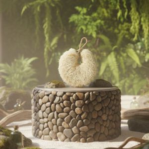 KB Bông Tắm Xơ Mướp Nguyên Bản KB Ecolife – Tạo Bọt Mịn Massage Tẩy Tế Bào Chết An Toàn