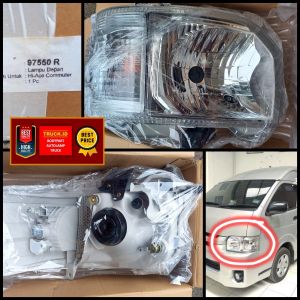 HEAD LAMP LAMPU DEPAN HIACE COMMUTER 2014 RH atau LH 97550