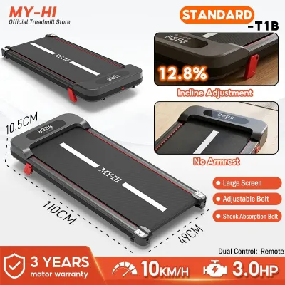 MY-HI Treadmill Electric Walking pad Treadmill foldable Treadmill Flat Walk portable For woman
