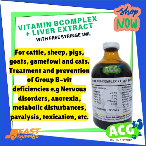 b complex liver extract with vitamin b12 injection uses B-COMPLEX + 100ml | FOR ANIMALS | | Injectable Precision Matters: 50mg GHK-Cu Bottle Size:100 mL anti aging