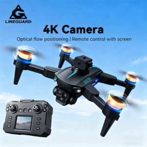 G LINEGUARD HD 4K Camera with Screen Remote Control Drone Obstacle Avoidance Aerial Photography Brushless Mini Drone for kids