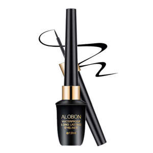 ✼Yabang Eyeliner Women#39s Waterproof genuine goods Non-Sniffing Long-lasting Bottled Liquid Eyeliner Soft Head Thin Head Hard Head Soft Hair☞