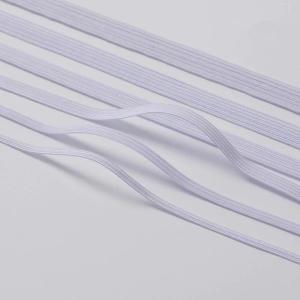 10m Elastic Band Roll High Elasticity Braided Garter Sewing Trim for Clothing Crafts Black White