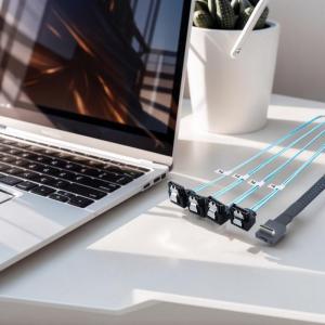 OCuLink สายเคเบิ้ล4i 7Pสาย4X 90องศาช่องเสียบแบบมุมสำหรับ GPU ภายนอกและแผ่นแข็ง