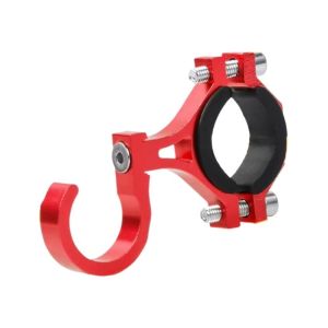 MUNCHX 1Pcs Gắn không cần khoan Móc gắn ghi đông xe đạp Hợp  nhôm Có thể điều chỉnh góc. Giá treo móc Bền bỉ Đế đen Giá đỡ gắn ghi đông dành cho xe tay ga xe đạp xe máy xe đạp điện