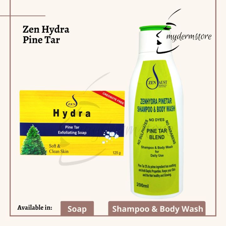 【Beauty】 ZEN HYDRA PINE TAR SOAP or SHAMPOO & BODY WASH Psoriasis Itchy