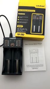 LiitoKala Lii-202 Smart Universal Battery Charger Ni-Cd A AA AAA SC Li-ion 18650 Lithium Shipment within 24 hours