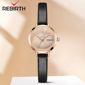 REBIRTH Jam Tangan Wanita Korea Antik Panggilan Mini Anti Air Tali Kulit Jam Tangan Cewek