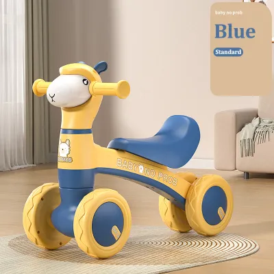 Yowxii Childrens Alpaca Balance Bike For Kids Toys For Boy/Girl Mini Bike For Baby Toddler With 4 Wheels Kids Scooter