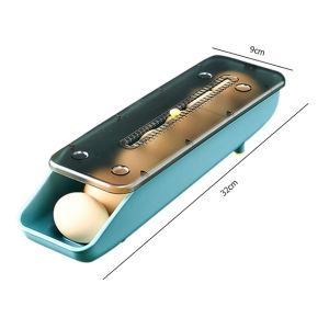 Refrigerator Egg Storage Box Portable Egg Drawer Storage Rack Tray Holder Container Eggs Fresh Kitchen Household Organizer Case