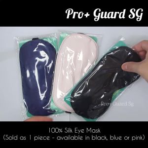 100% Silk Eye + Mask Ice Pack Gel Cold Cooling Pad Heat Hot Pack Eyemask Sleeping Spa Massage