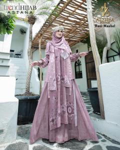 Mashel Set Gamis by Alzhea Premium