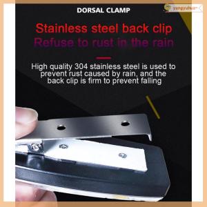 yangyuhua Red Blue LED Shoulder Warning Light Shoulder Clip Light Sanitation Worker Safety Patrol Alarm Flash Signal Strobe Lamp