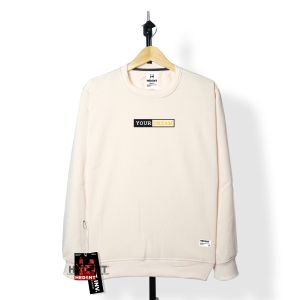 Crewneck Pria Sweater Oblong Distro Pria Keren Terbaru Sablon Simple Your Dream Warna Denim Abu Paralon Bahan Katun Fleece Tebal Lembut Nyaman Premium