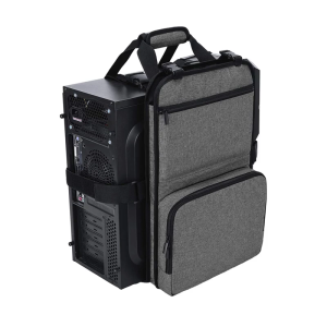 Space Saving Computer Case Belt Holder Travel Storage Bag for Computer Chassis Keypad Mouse Cable Accessories