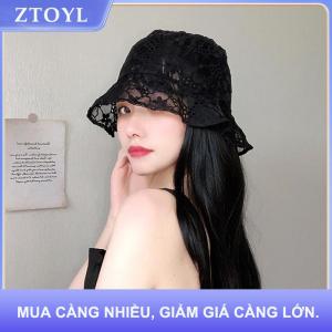 【ZTOYL】 Ngọt Ngào Dễ Thương Ren Hat Hollow Hoa Xô Hat Thời Trang Phụ Nữ Ngư Dân Hat Thoáng Khí Che Nắng Kem Chống Nắng Hat