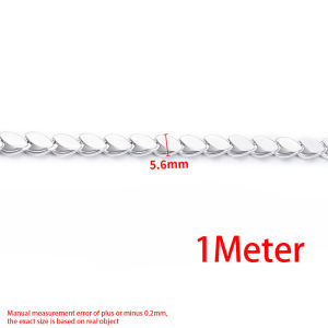 Stainless Steel Three-dimensional Jewelry Chain diy Accessories Chain Colorfast Chain