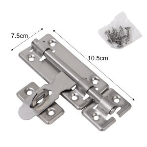 YESPERY Stainless Steel Slide Bolt Lock Gate Latch For Gates Fences Garage Shed Doors For Home Hardware Gate Safety Door Bolt