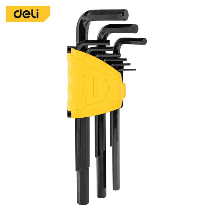 Deli Kunci L Hex Key Panjang Set Pcs Lazada Indonesia