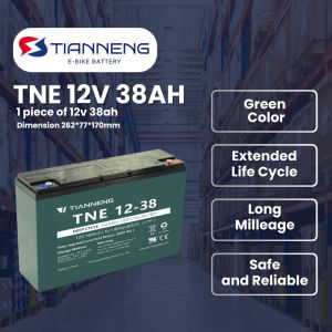 1pc  12v38ah Tianneng Brand Ebike Battery LEAD-ACID Gel Type Compatible with 12V41ah 12v52ah battery【Fast Shipping】