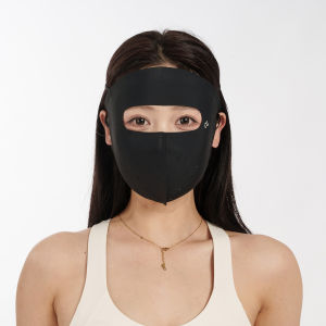 Khăn Mặt Chống Nắng -COOL- Che Hết Mặt Phối Lỗ Thoáng Khẩu Trang Mát Lạnh RQN2536 - REQUANE