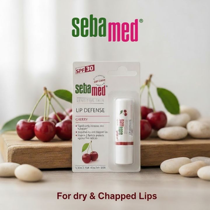 Sebamed Sensitive Skin Lip Defense Cherry SPF30 4.8g – Intensive Care ...