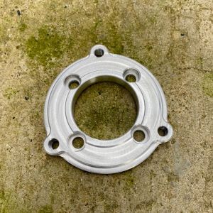 สเปเซอร์ รองจาน 3 รู สำหรับใส่ W125 S R i KR ช่วงหน้า โซนิค / ลีโอ งาน CNC อย่างดี