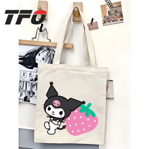 TFO Tote Bag Kuromi Character from the Sanrio Universe College School Tote Bag