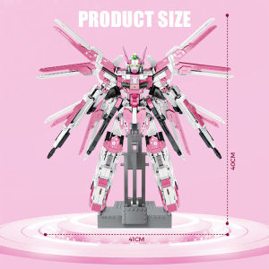 1708PCS Freedom GUNDAM Mecha Building Blocks Robot Super Mechanical Armor Figures Model DIY Bricks Toys Christmas Gifts for Adults Kids Boys 高达机甲儿童益智拼装积木摆件手办生日礼物