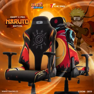 TTRacing Swift X Pro Naruto Edition Air Threads Fabric Ergonomic Gaming Chair Office Chair - 2 Years Warranty