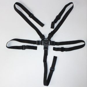 Adjustable 5-point Child Seat Safety Belt Cushion Universal Child Trolley Accessories Strap