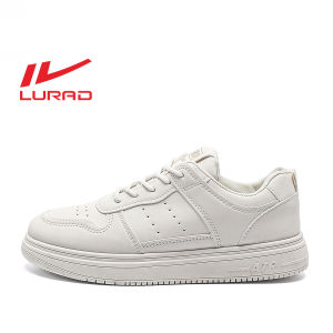 LURAD Sepatu Sekolah Wanita Simple sneakers girls plain white Ringan Bahan Kuat Kasual Bertali SS105