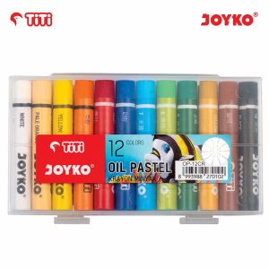 JOYKO TITI CRAYON 12 COLOUR OIL PASTEL / KRAYON JOYKO 12 WARNA MURAH BERKUALITAS OP-12CR