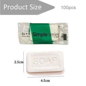 ขนาด 8 กรัม 100ก้อน สบู่โรงแรม สำหรับโรงแรม รีสอร์ท สปา และห้องพักในอพาร์ทเม้นท์ โรงพยาบาล