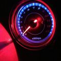E&M Universal Motorcycle Tachometer LED Screen DC 12V Meter Gauge 1000 RPM 13K Speedometer for Honda Yamaha Suzuki. 