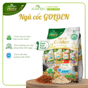 Ngũ Cốc Golden (Variety Pack) Xuân An [ít đường] Túi 400G {25g*16 gói}