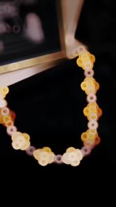ZOCA Pure 925 Sterling Silver Gold Color Hollow Out Flower Necklace For Women Fine Jewelry Wedding Gift