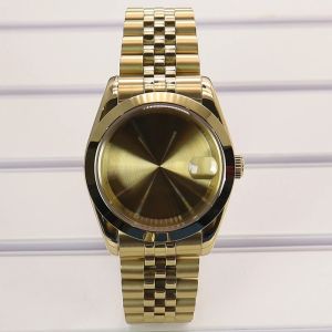 Bevel Edge 36mm/39mm Watch Case Sapphire Glass For NH35 Air King NH36 NH34 NH70 Miyota8215 Movement Jubilee Bracelet Slide Buckle