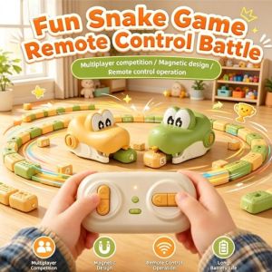 【HOT】New Style Greedy Remote Control Magnetic Swallowing Snakes and Beans Childrens Toys Boys Birthday Gifts Day