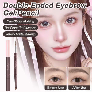 JMY Double-Head Multi-Use Eyebrow Dye Mascara Pencil for Daily Makeup Light Color Long-Lasting Styling Effortless Application No Clumping Exquisite Textured Finish