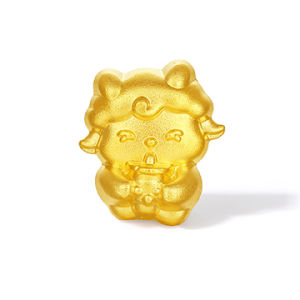 ZHOU LIU FU 周六福 ทองคำแท่ง 99% 24K Solid Gold Ingot Real Pure 999 Gold Bar Nugget Bullion Hamster Kitten Fox Rabbit Lamb Bear Investment Gold A2421149