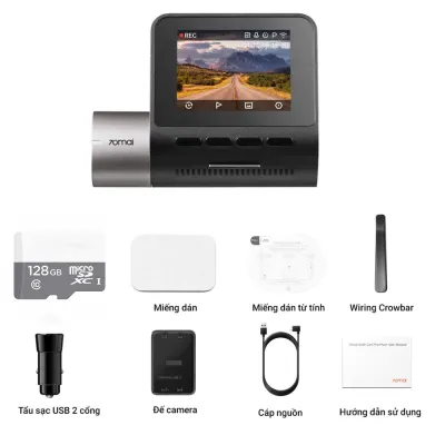 Camera hành trình 70mai A510 Dash Cam 3K HDR - Phiên Bản quốc tế hỗ trợ Tiếng Việt