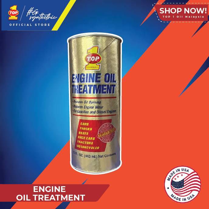TOP 1 Engine Oil Treatment 443ml Lazada