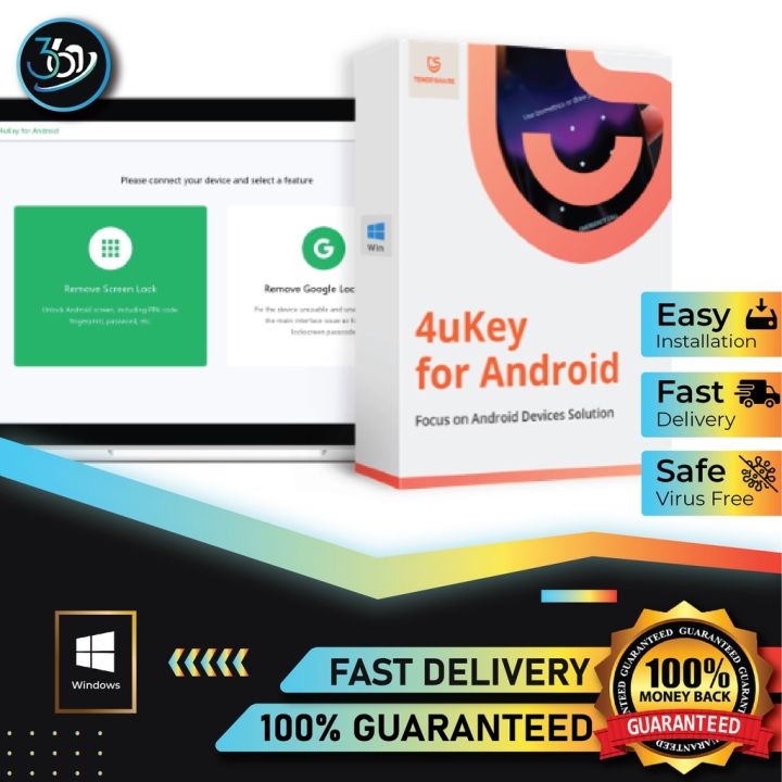 Tenorshare 4Ukey Android Unlocker 2.4 [ Latest Lifetime ]Windows. Lazada