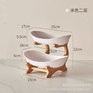 Luxury European Multi Layer Fruit Place  Elegant Small Snack Plate With Contemporary Creative Design Quality Material