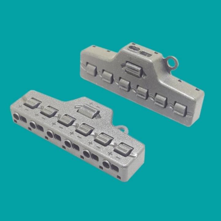 Low Voltages Wire Splitter 1 Input 6 Output LED Lighting Wire Connector ...