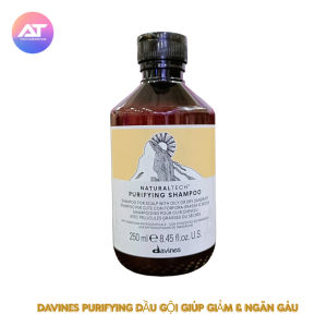 Dầu Gội Gel Davines NaturalTech Purifying Chăm Sóc Da Đầu Có Gàu Giúp Làm Sạch Và Cân Bằng Da Đầu